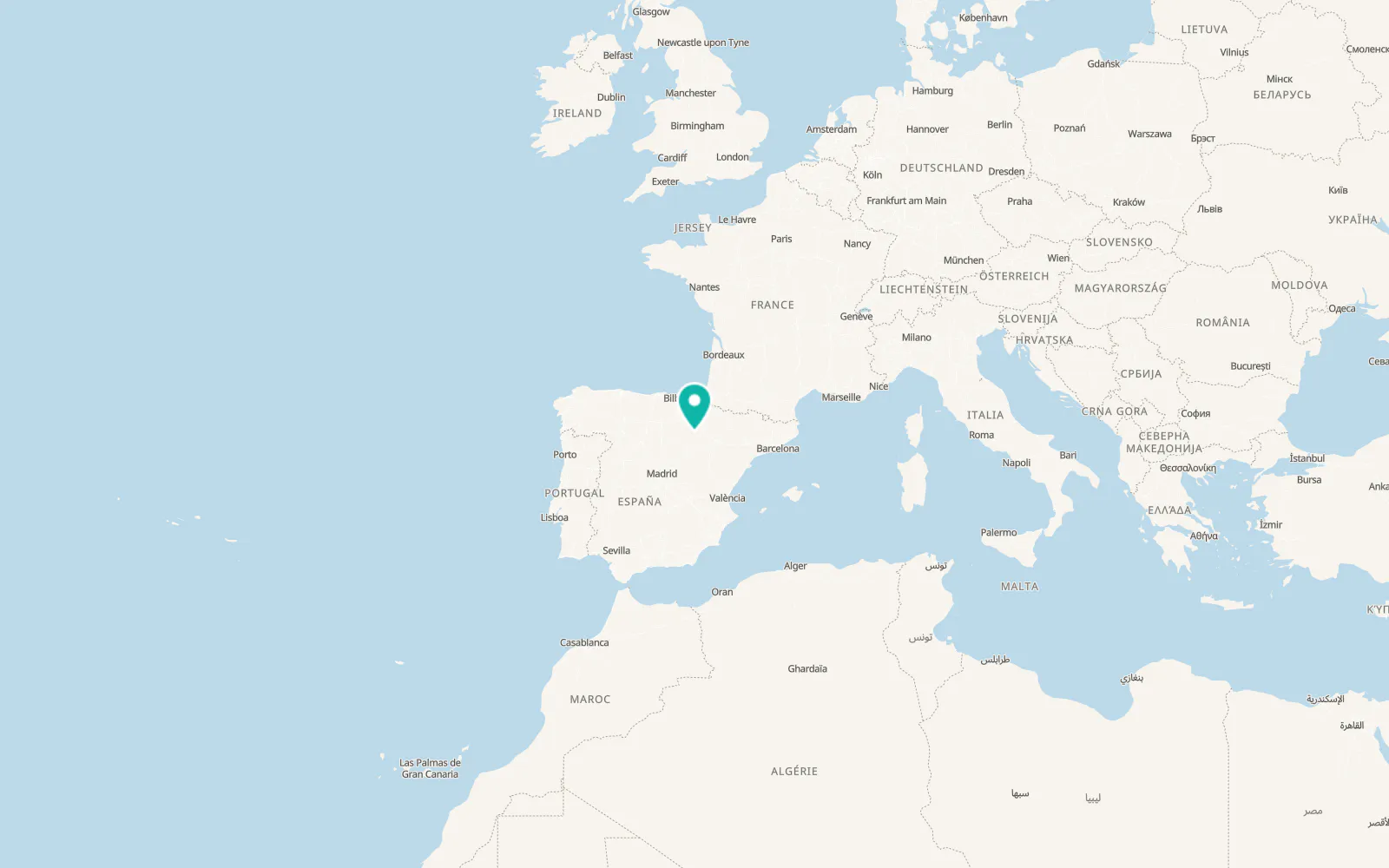 Map of Cigudosa