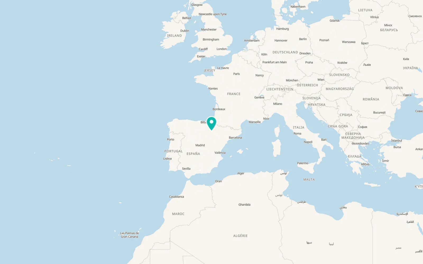 Map of Cintruénigo
