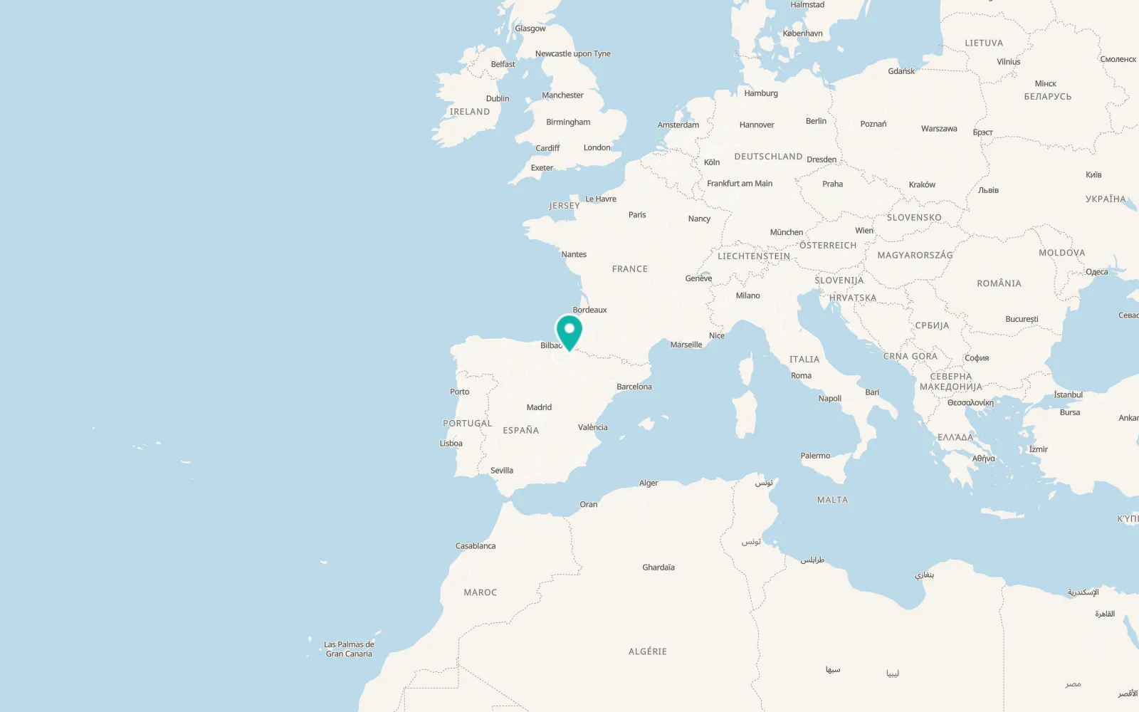 Map of Ciriza