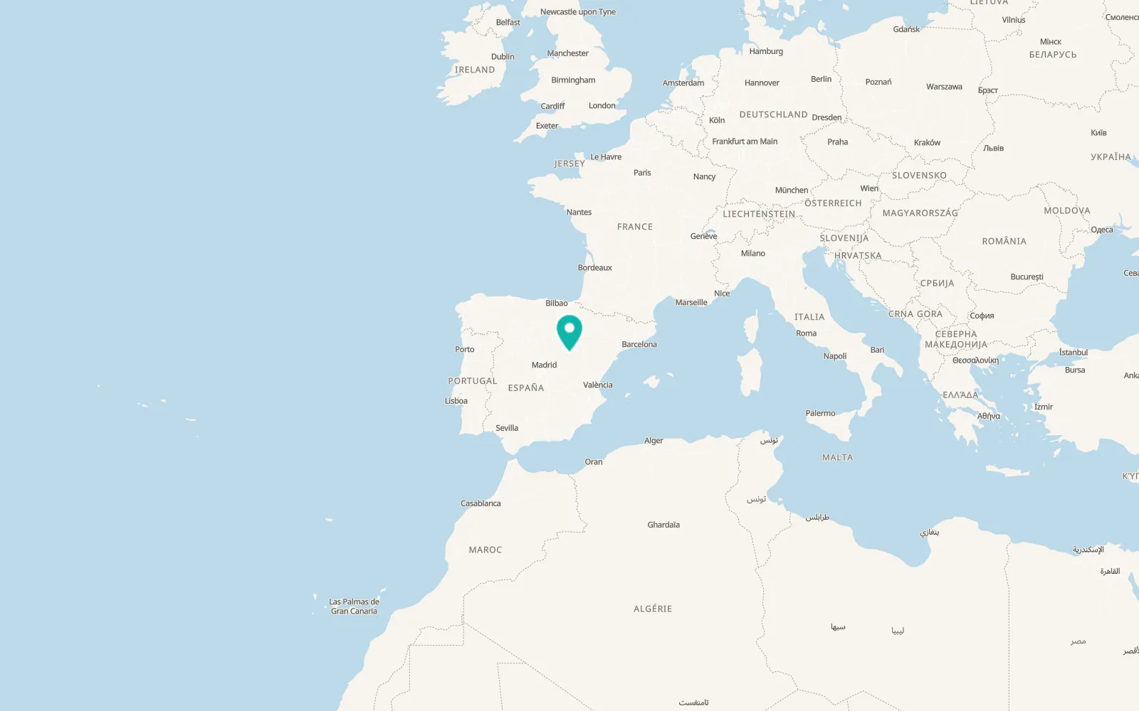 Map of Cobeta
