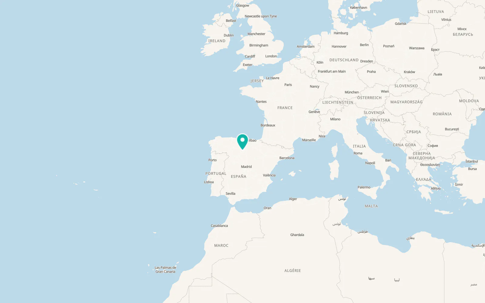 Map of Cordovilla la Real