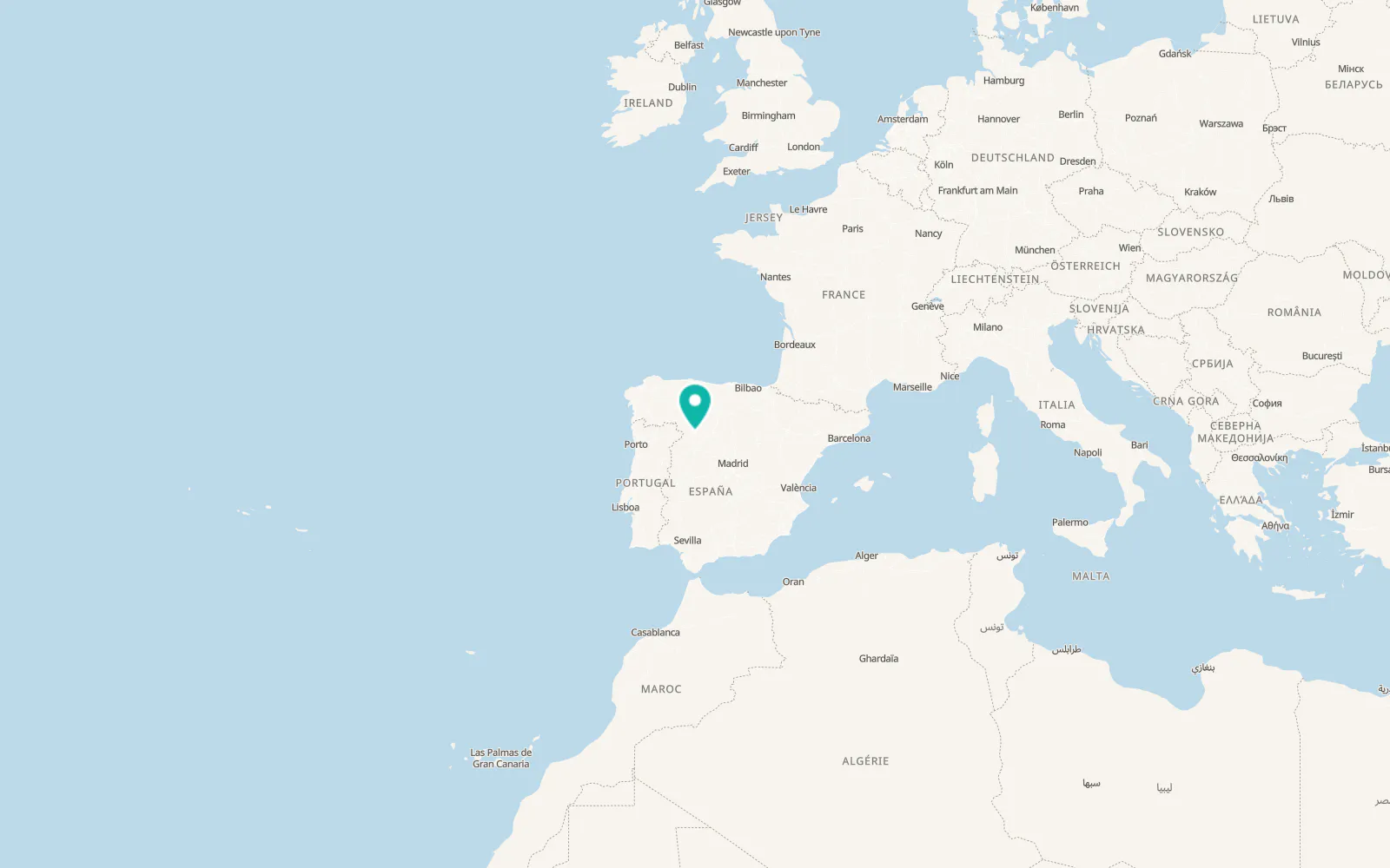 Map of Coreses