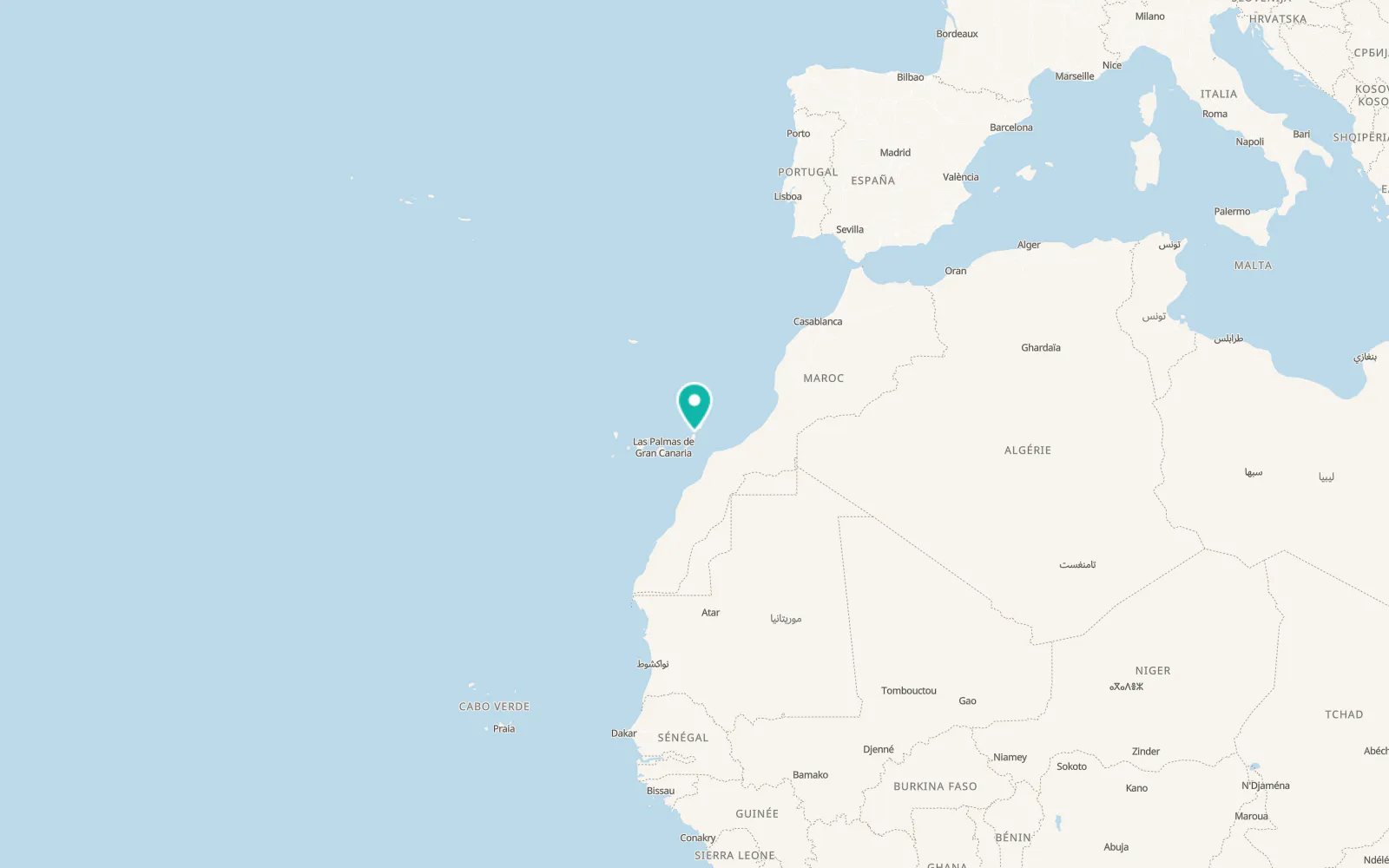 Map of Corralejo