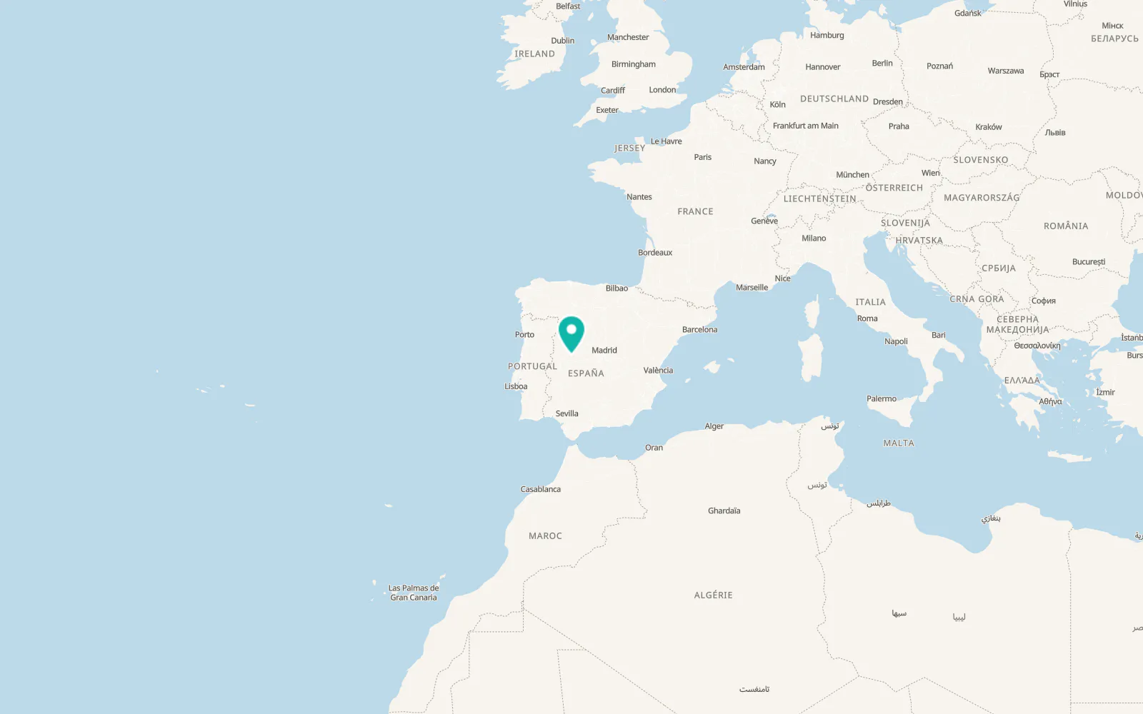 Map of Cuacos