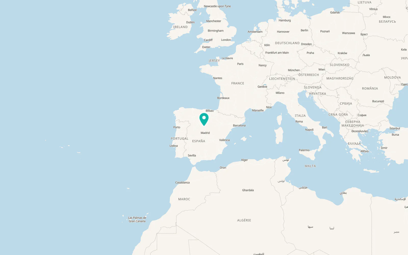 Map of Cubillo