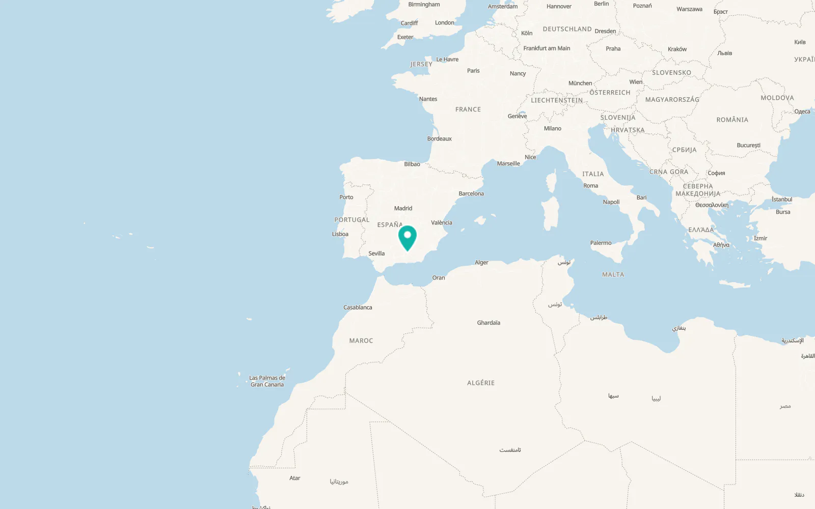 Map of Diezma
