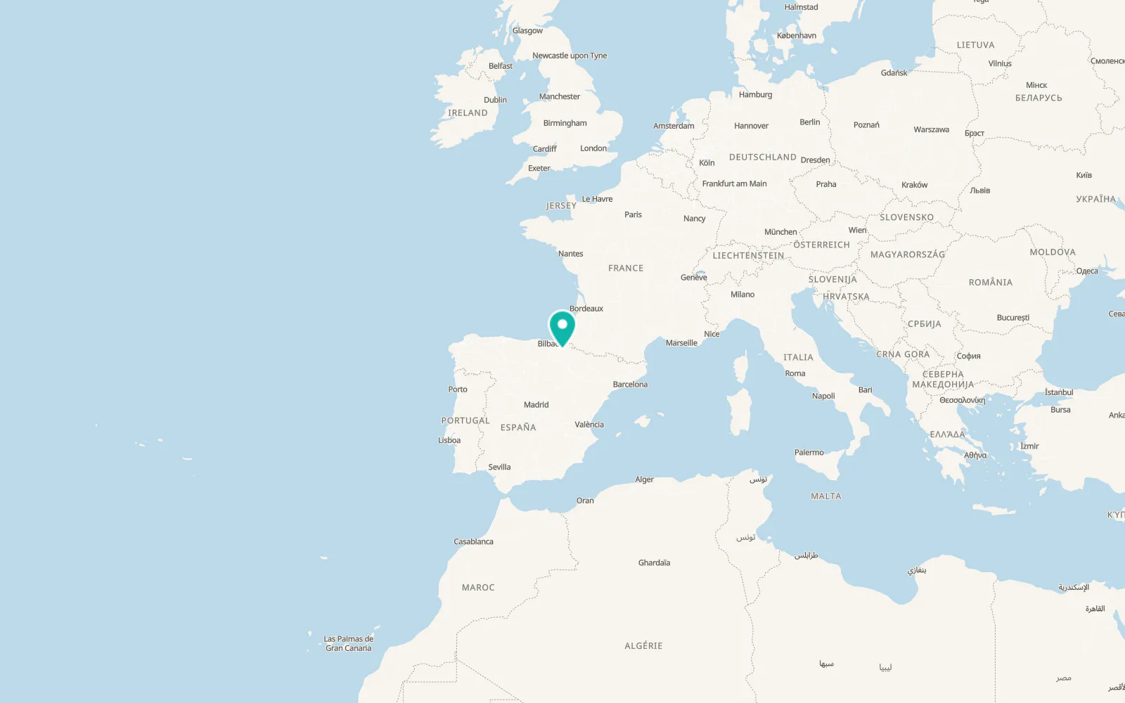 Map of Echarri-Aranaz