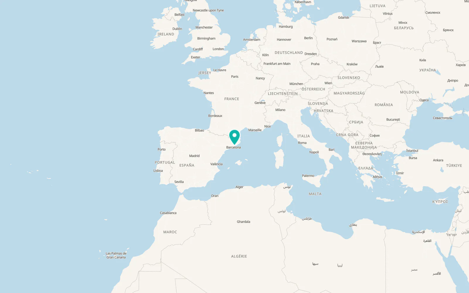Map of El Masnou