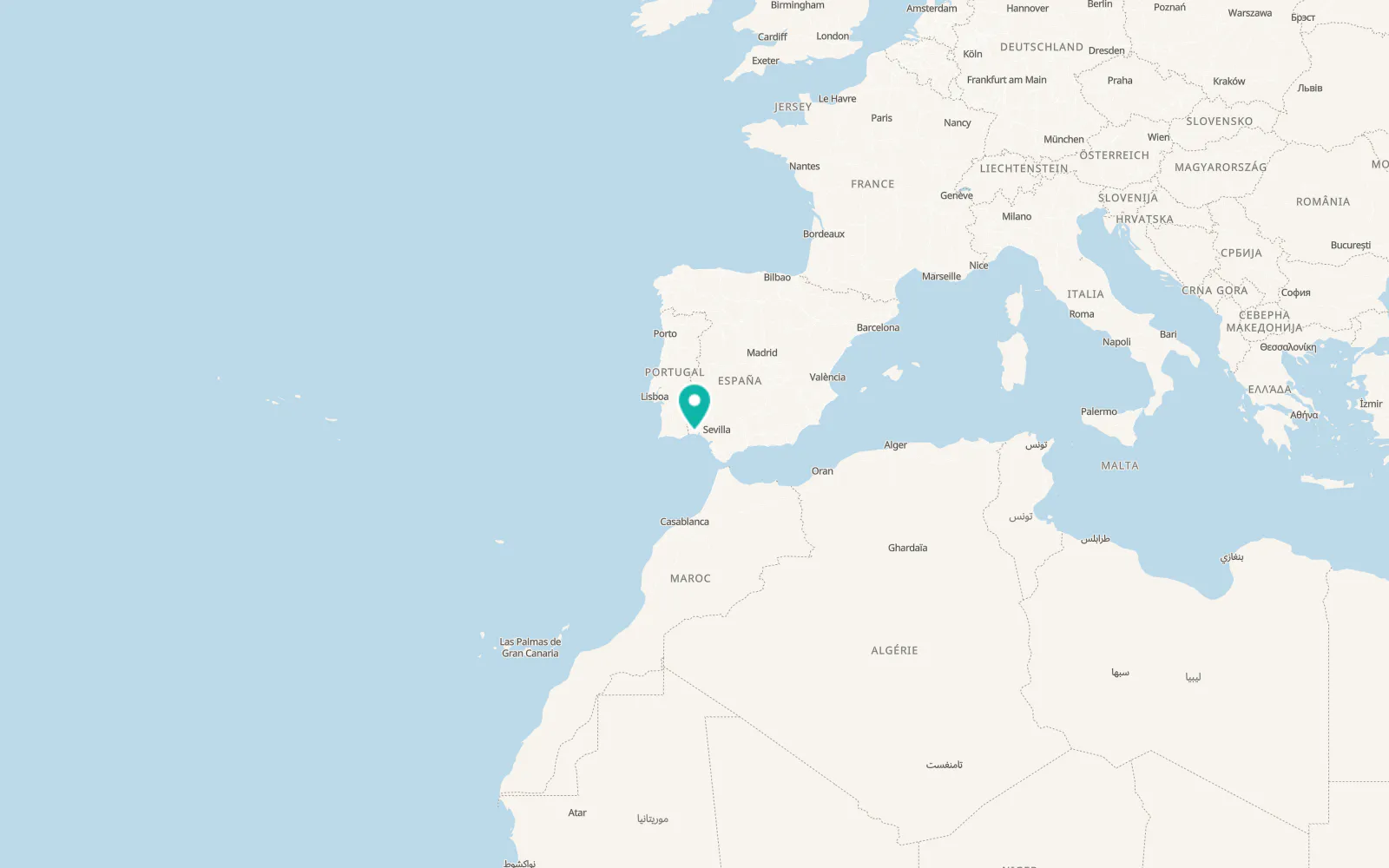 Map of El Rompido
