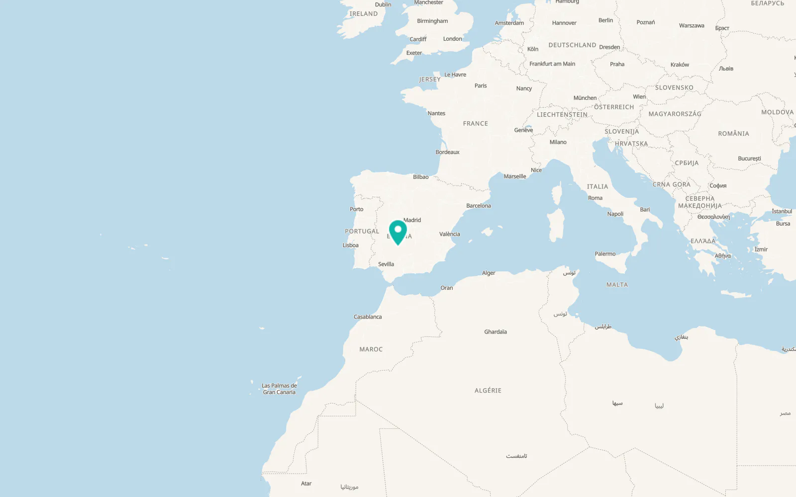 Map of El Viso