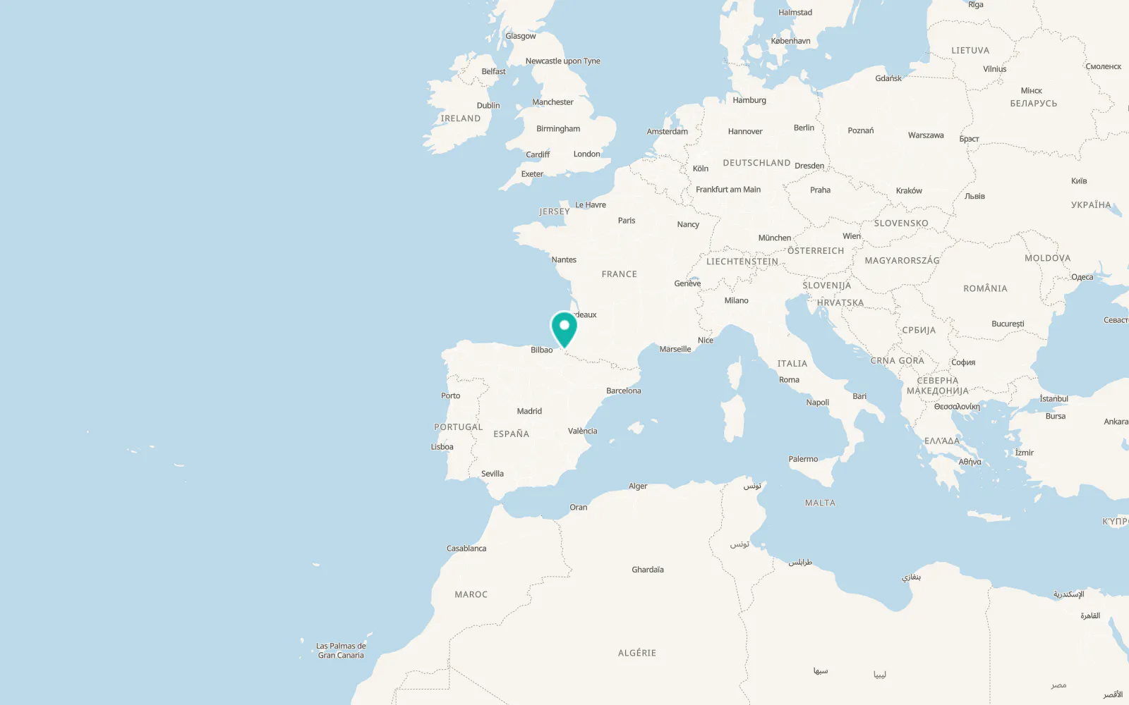 Map of Elizondo
