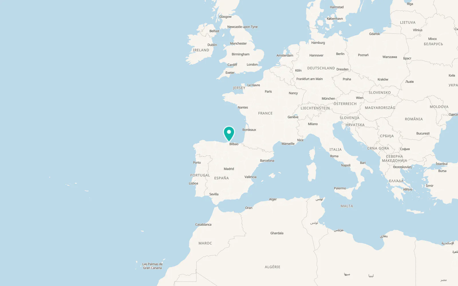 Map of Entrambasaguas