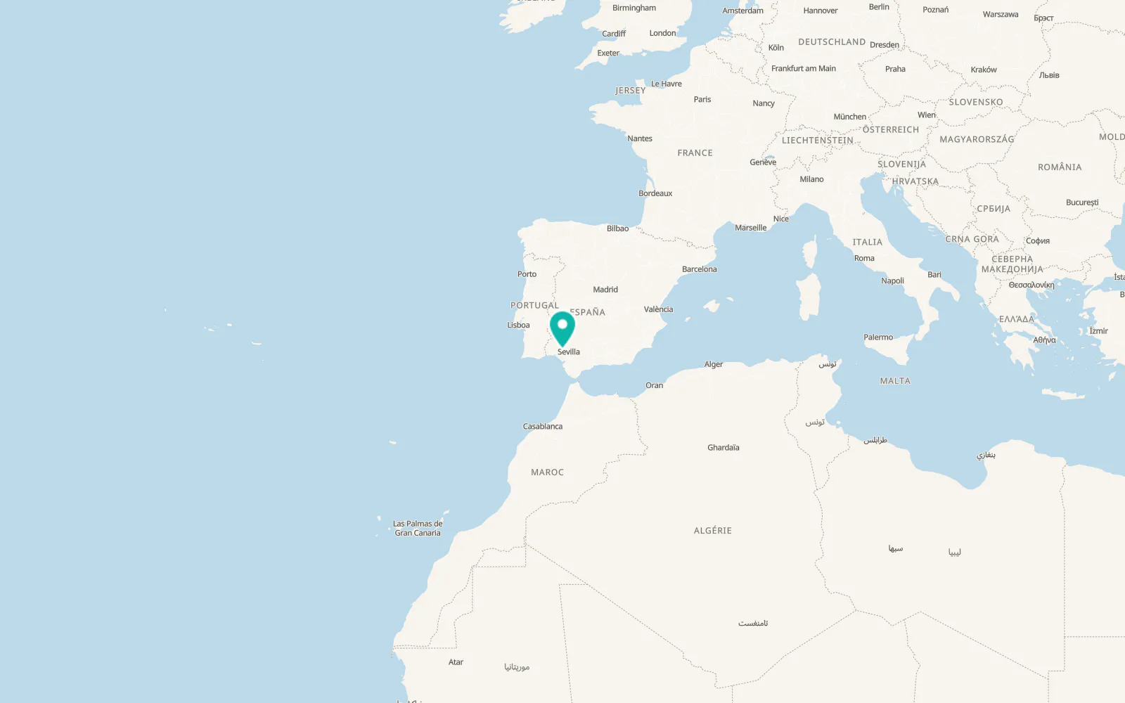 Map of Escacena del Campo
