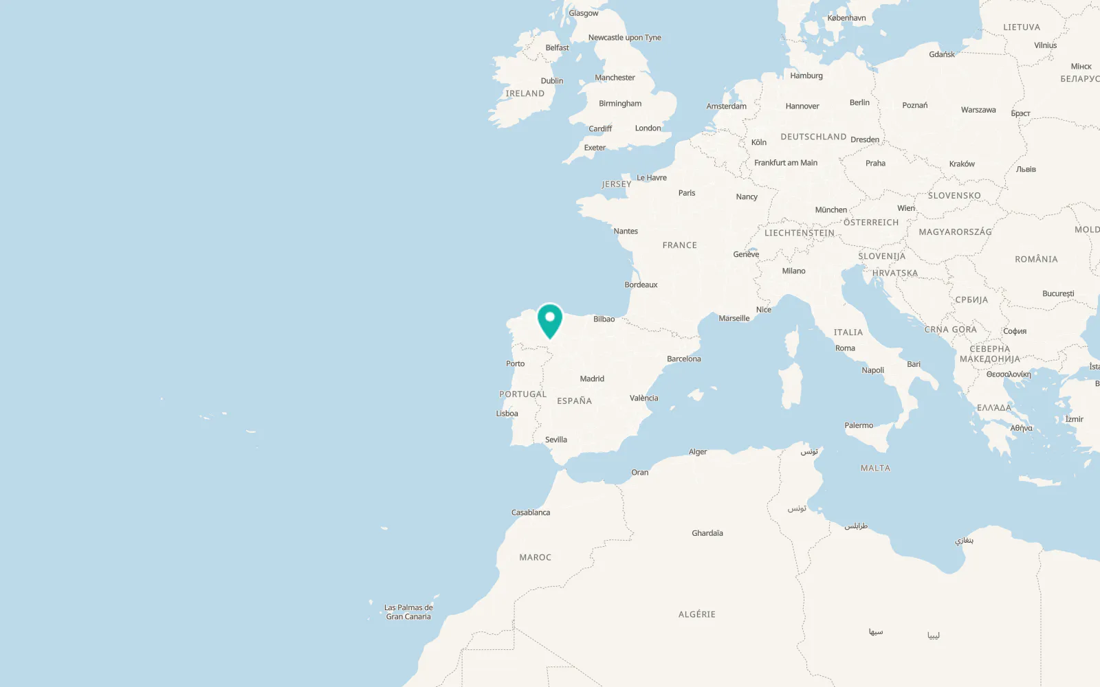 Map of Espadañedo