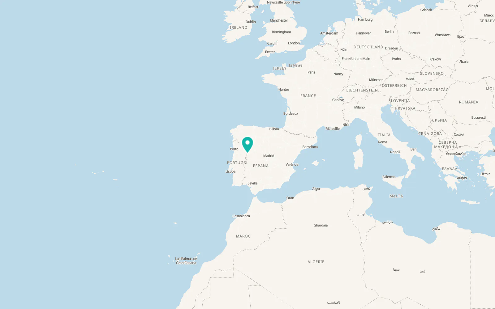 Map of Espeja