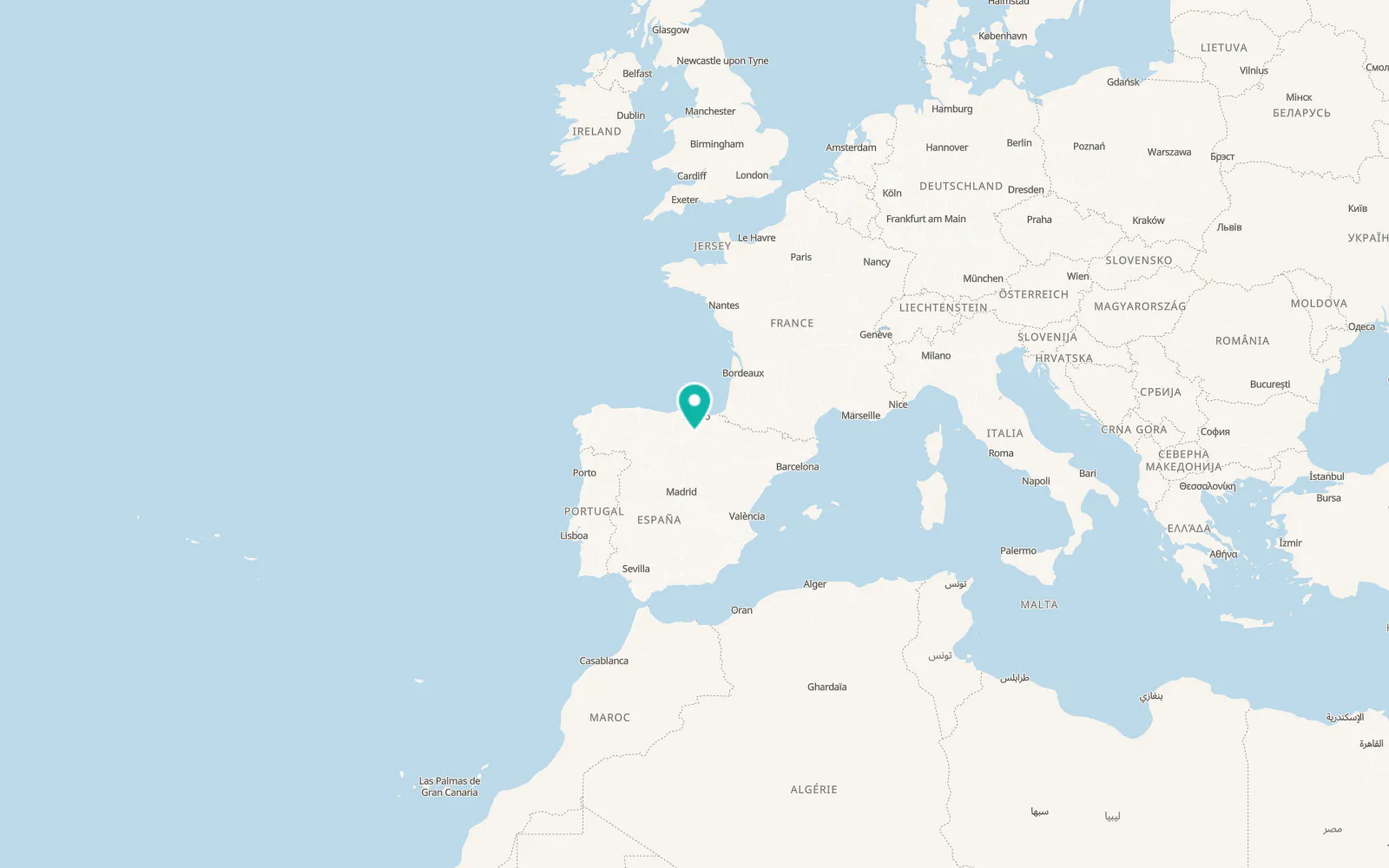 Map of Foncea