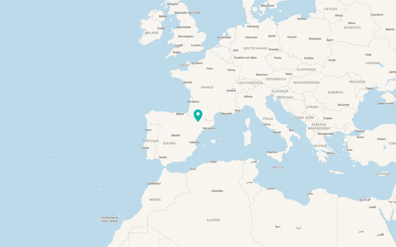 Map of Fonz