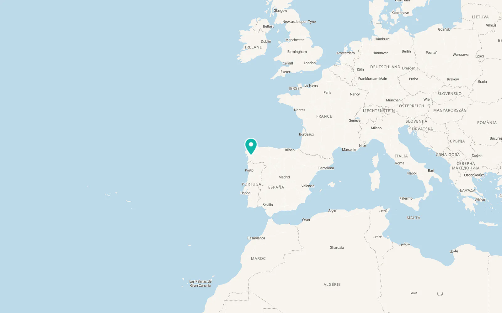 Map of Forcarei