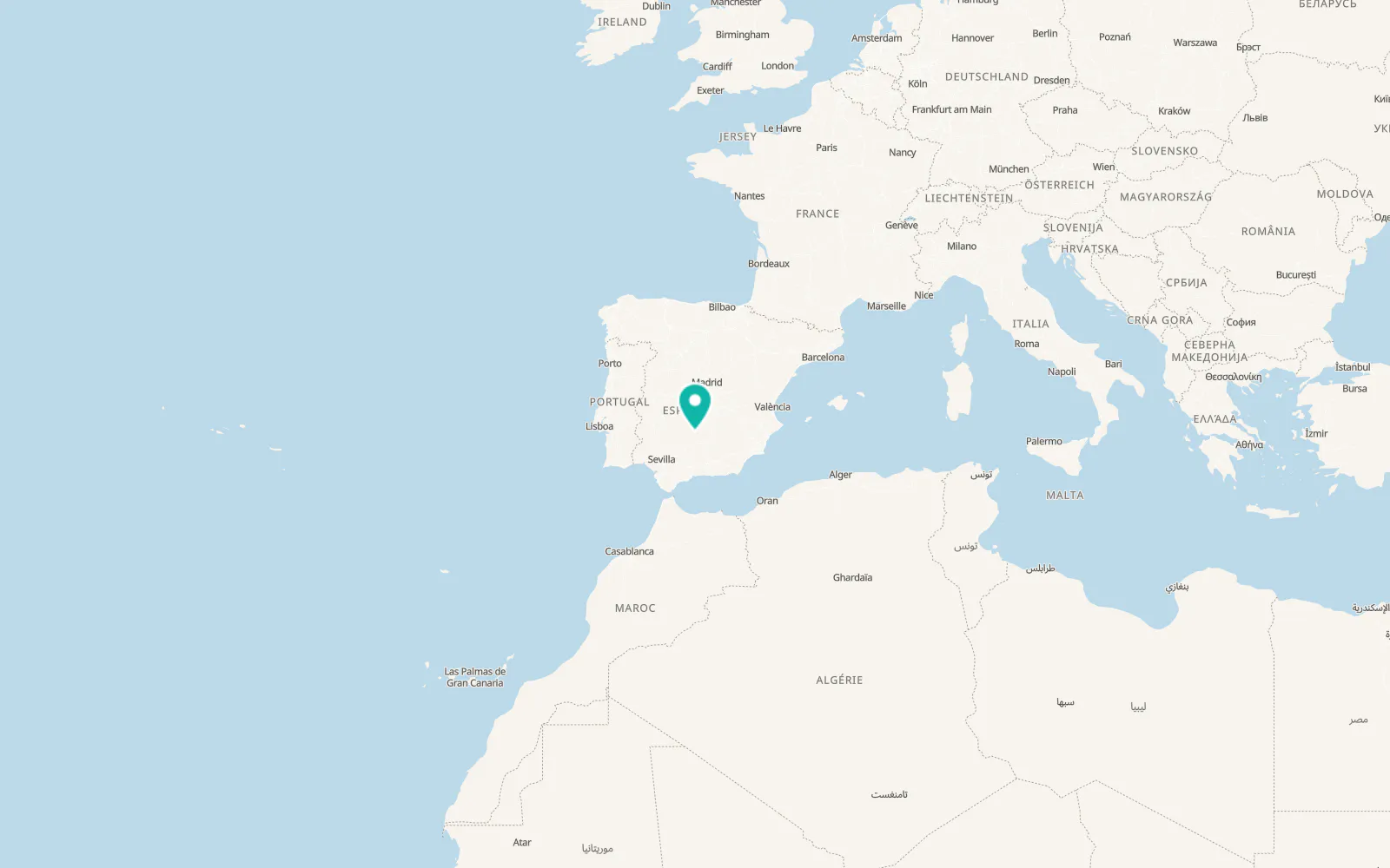 Map of Fuencaliente