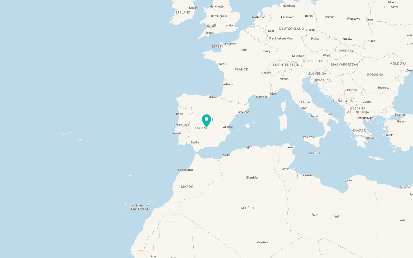 Map of Fuencaliente