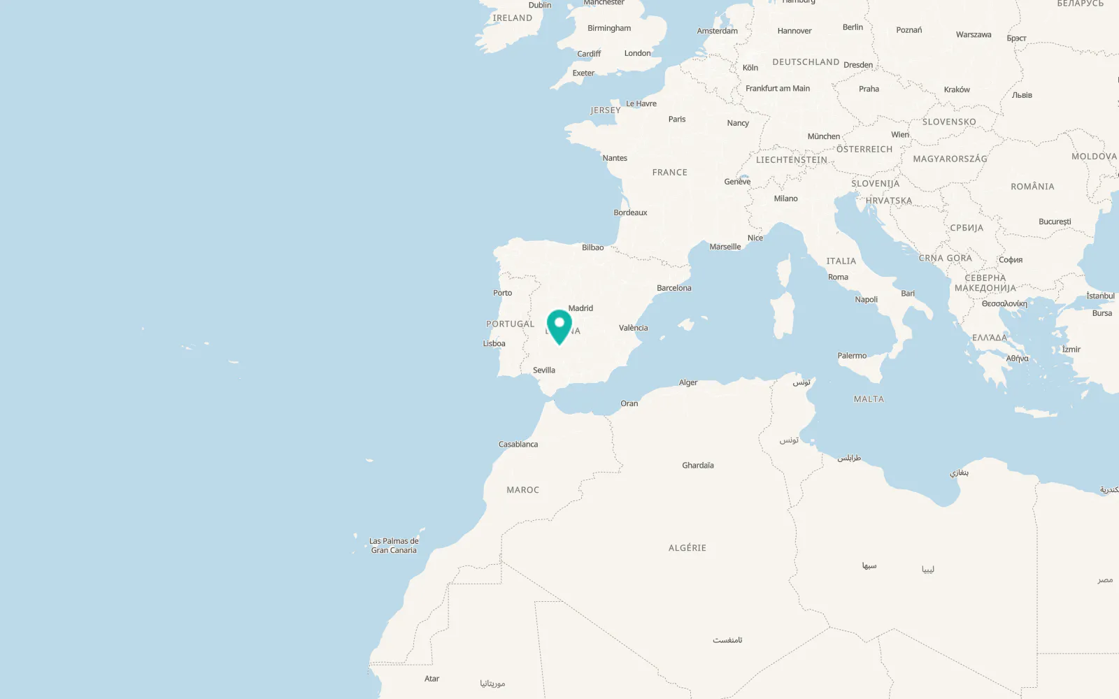 Map of Fuente la Lancha