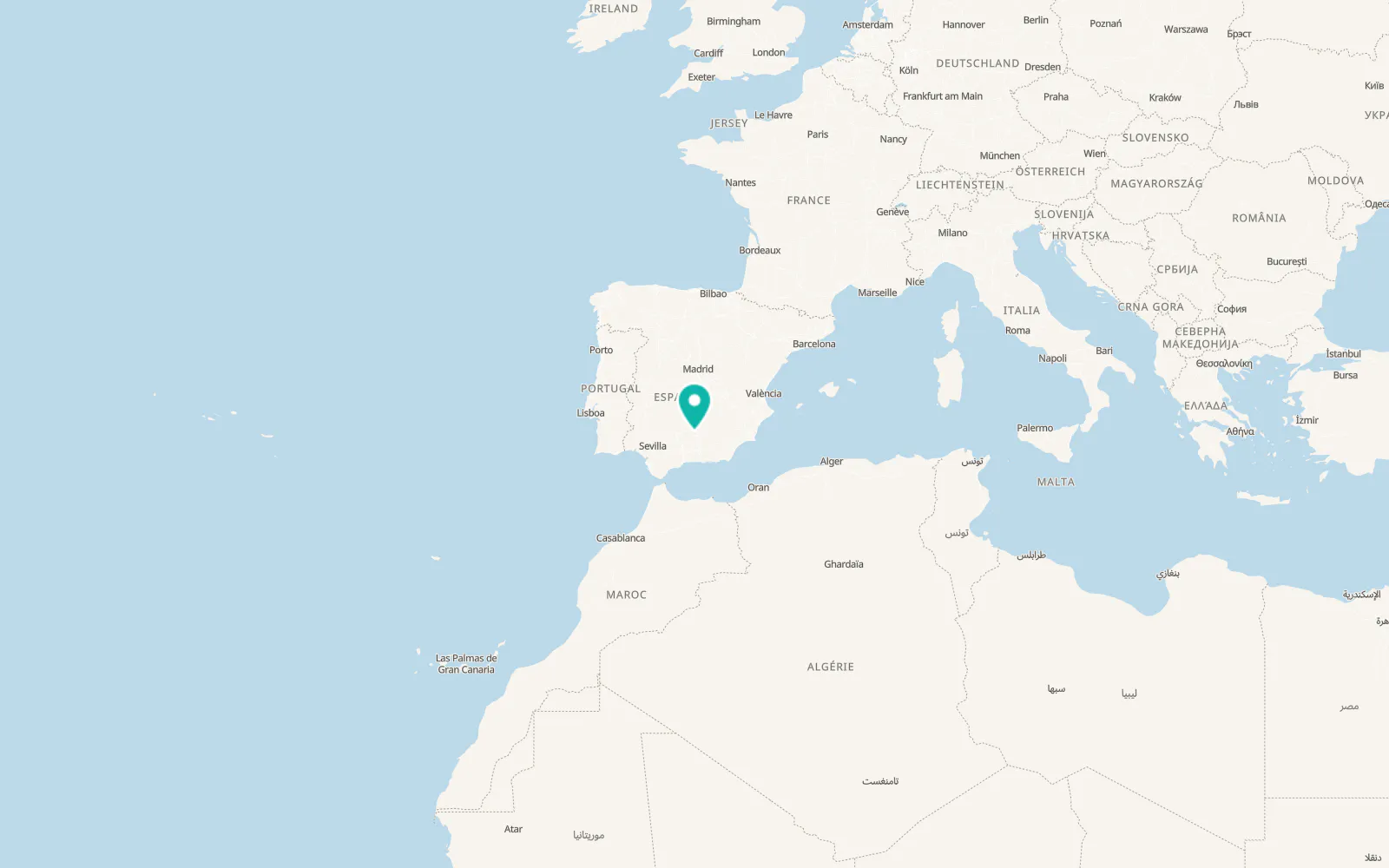 Map of Fuerte del Rey