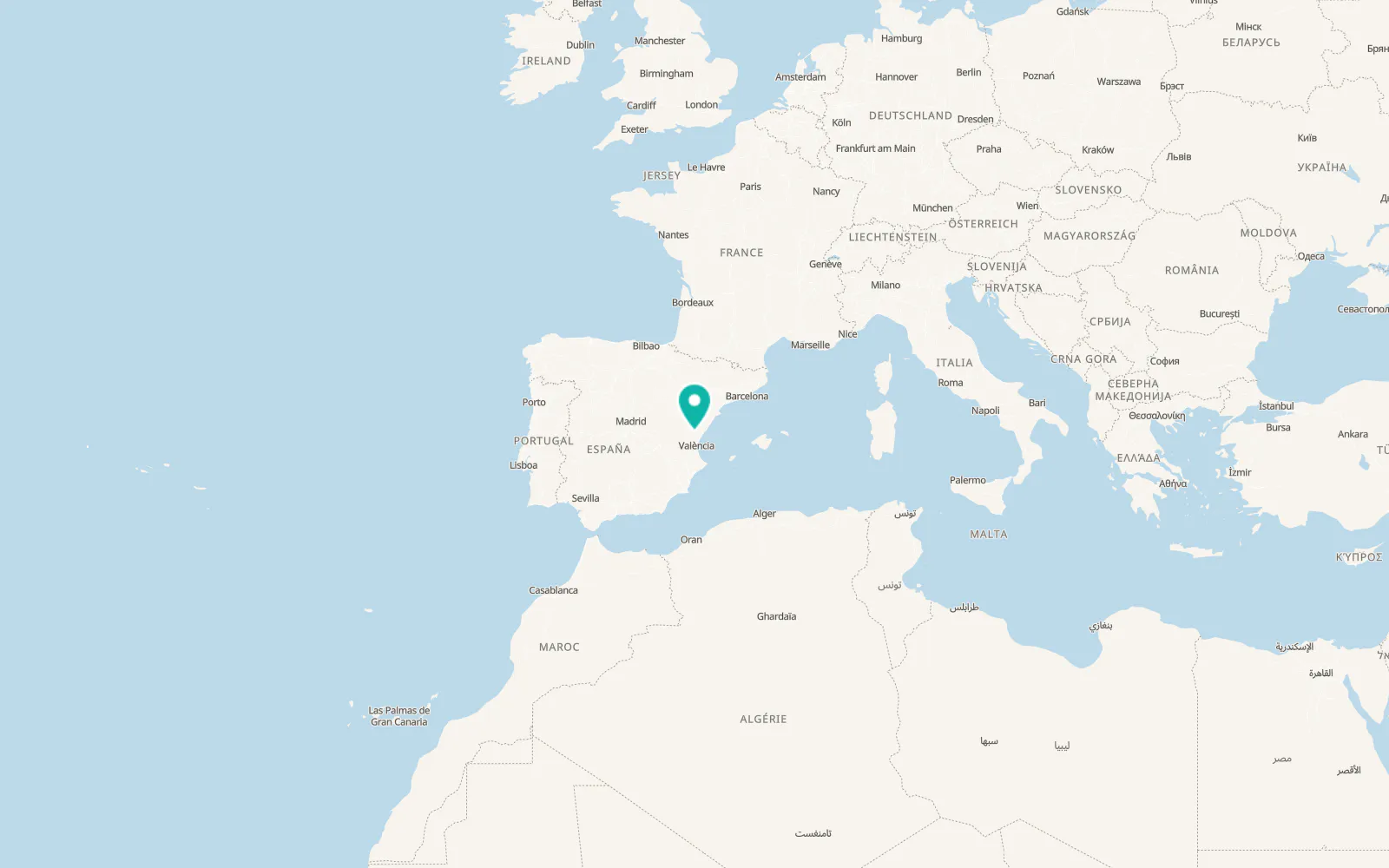 Map of Gaibiel