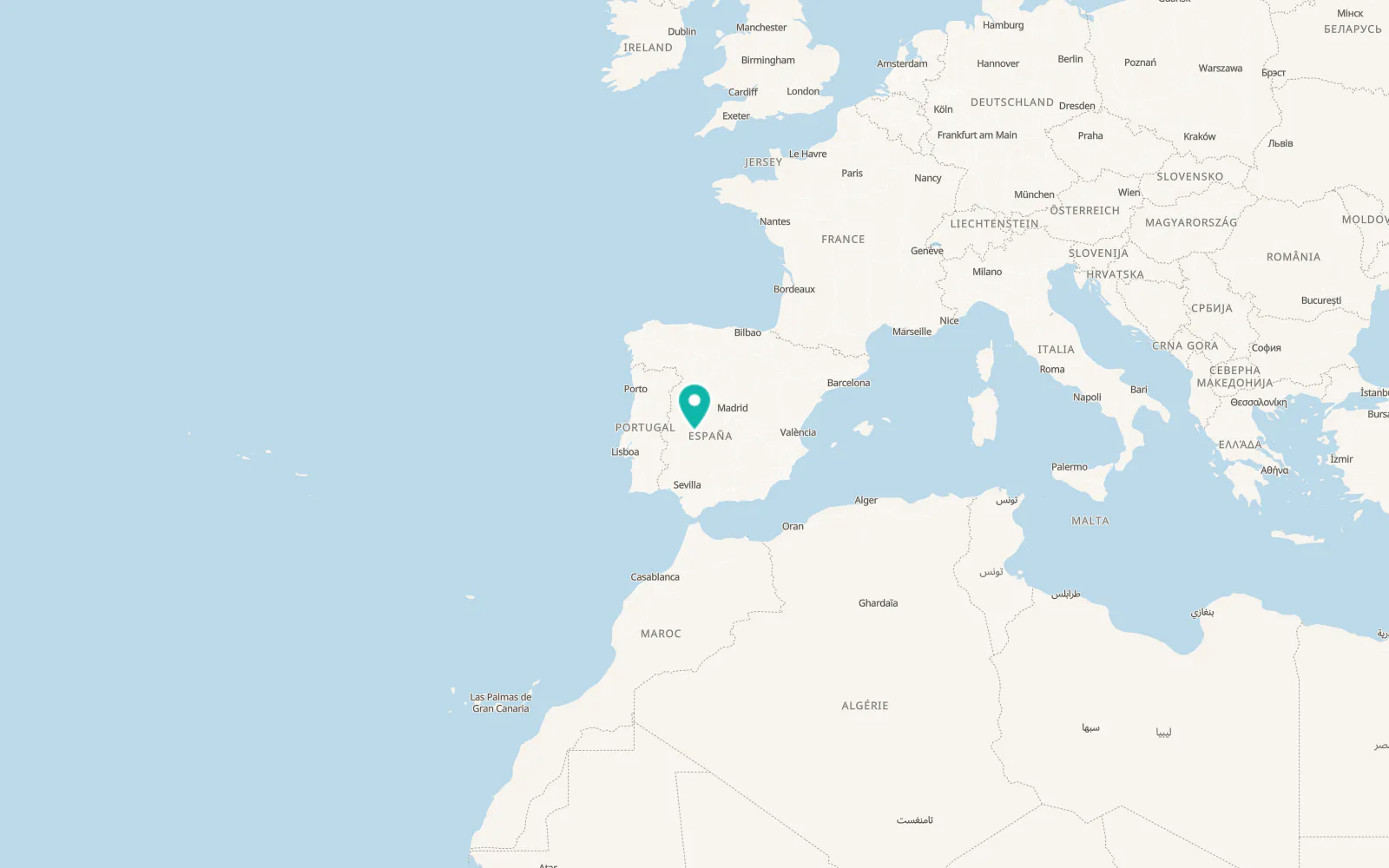 Map of Garcíaz