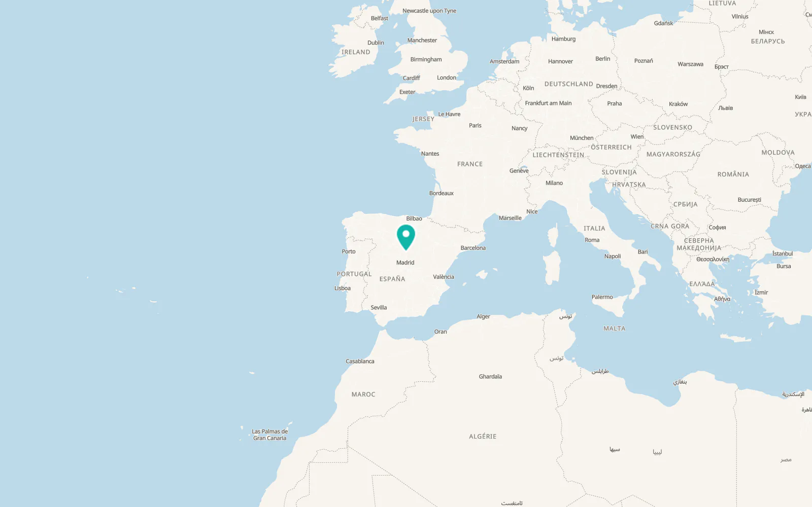 Map of Gascones