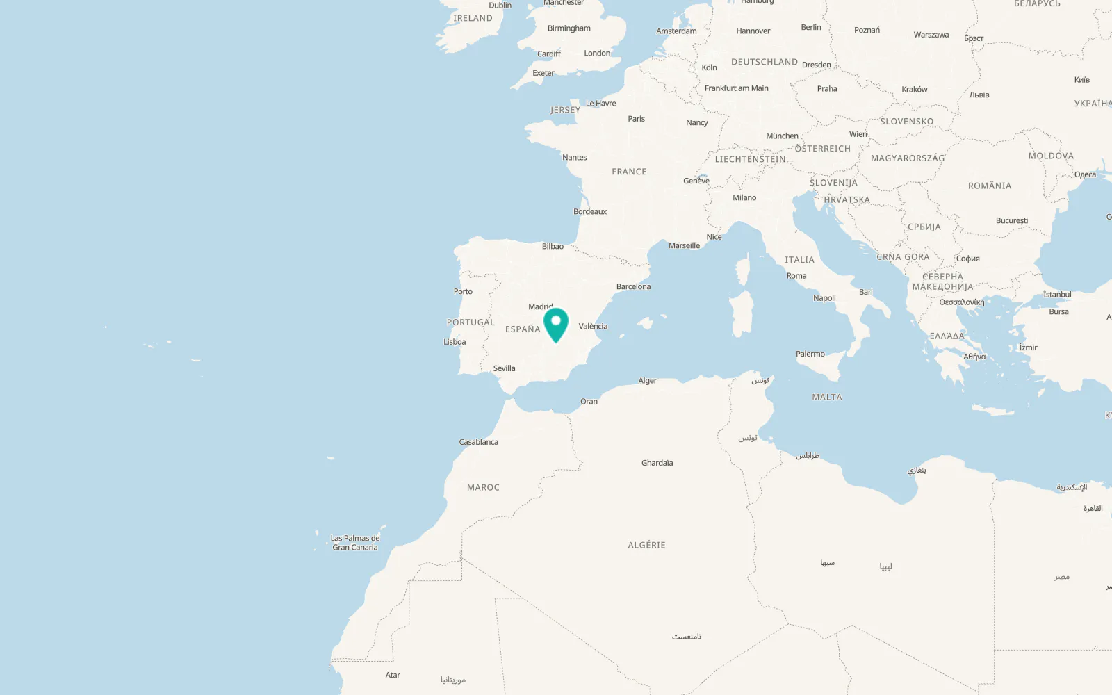 Map of Génave