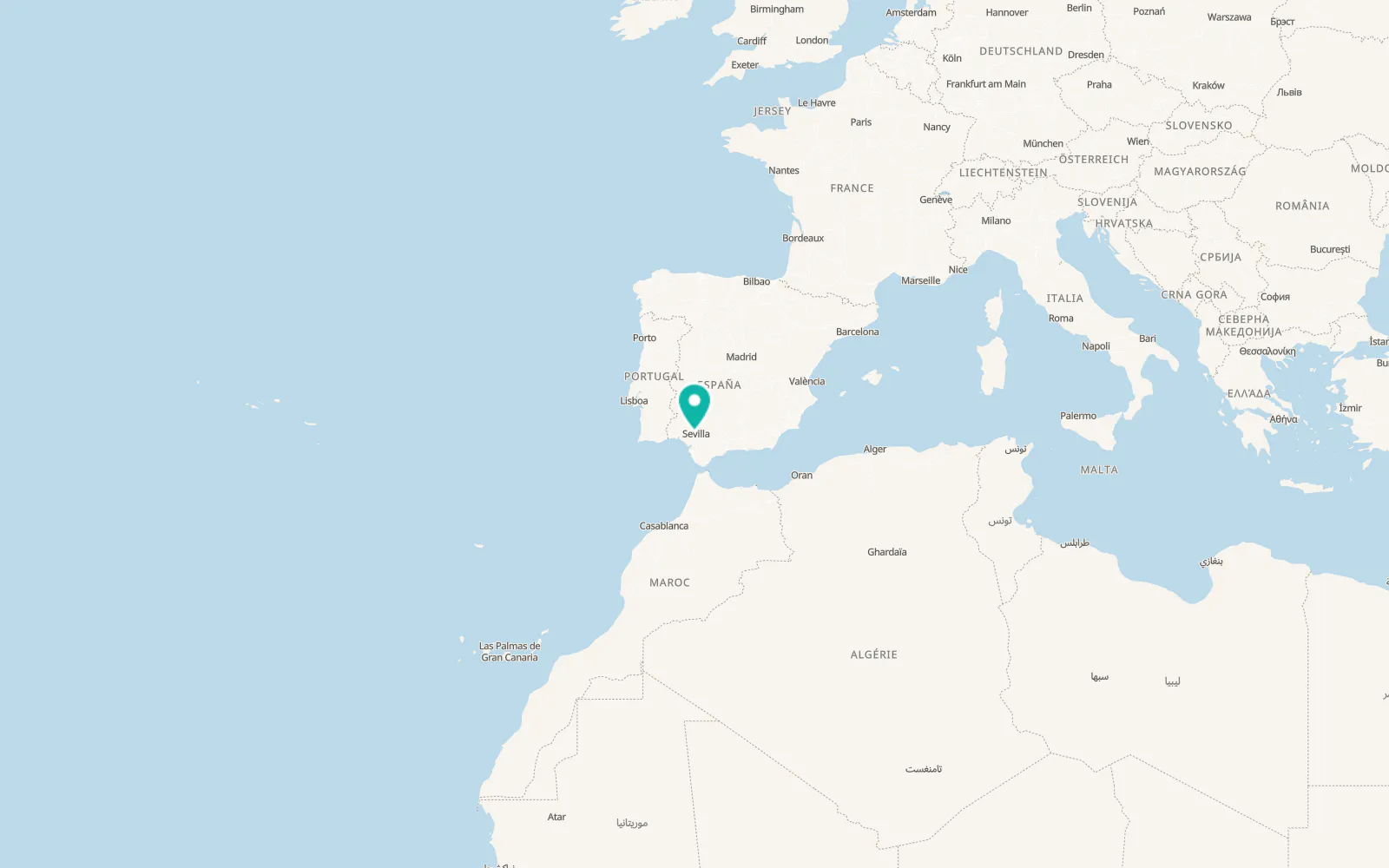 Map of Gines