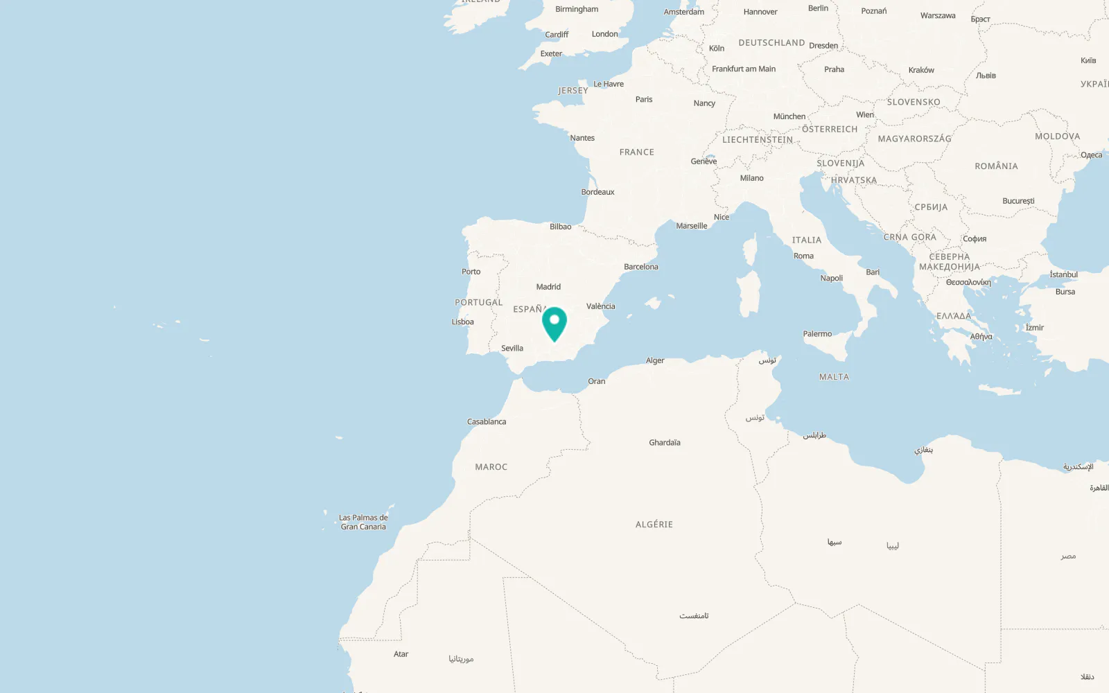 Map of Gobernador