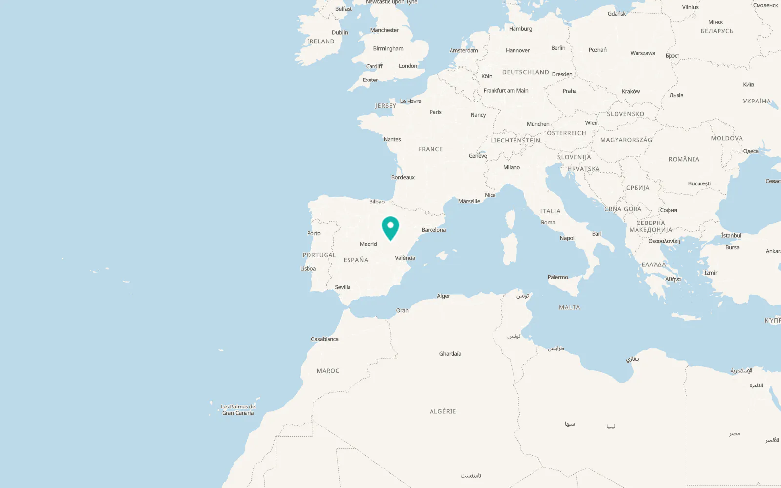 Map of Griegos