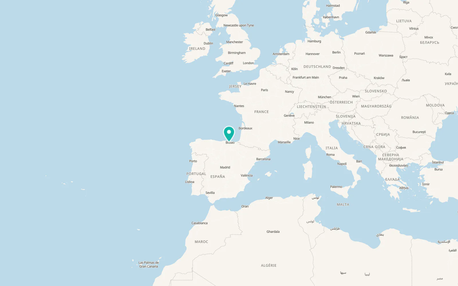 Map of Güeñes