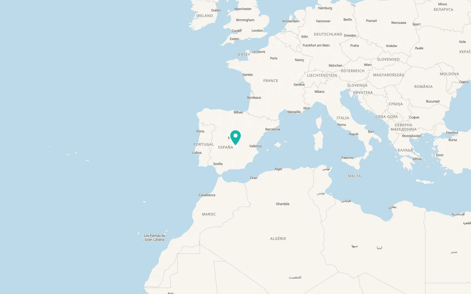 Map of Herencia