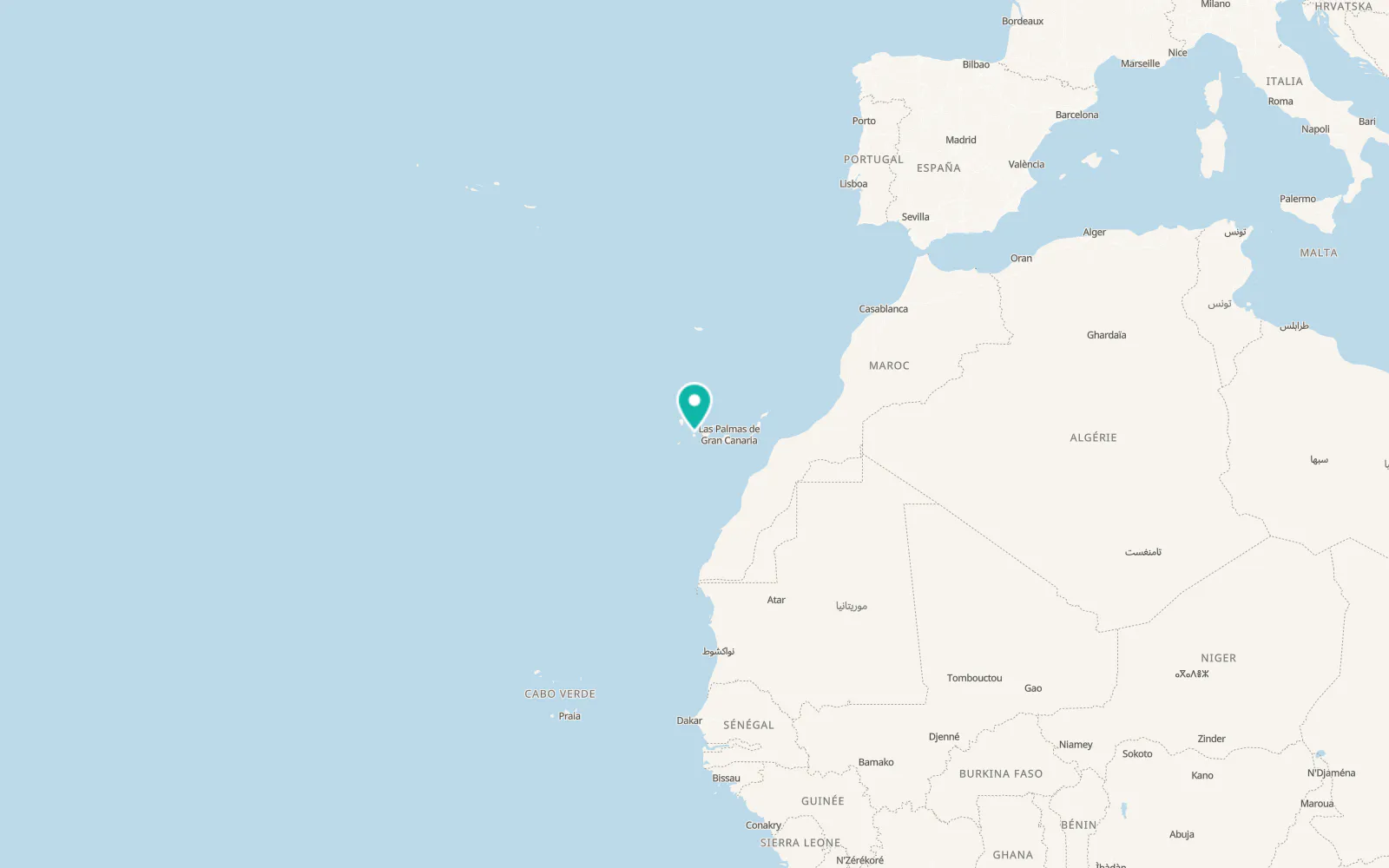 Map of Hermigua