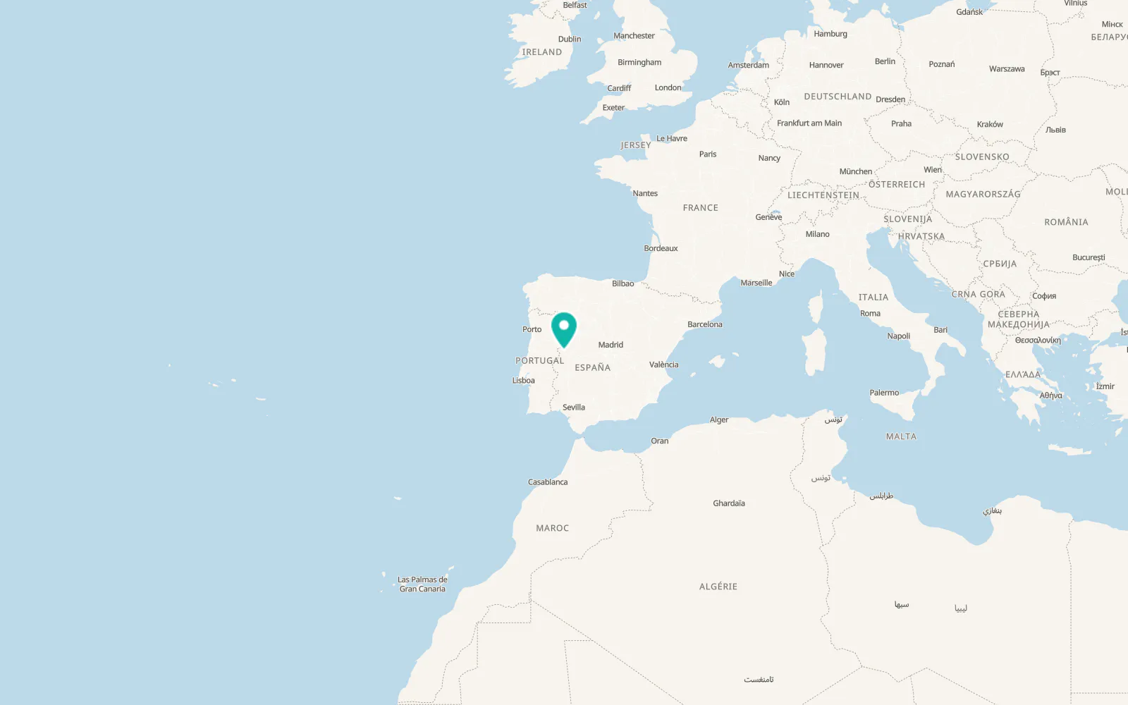 Map of Huélaga
