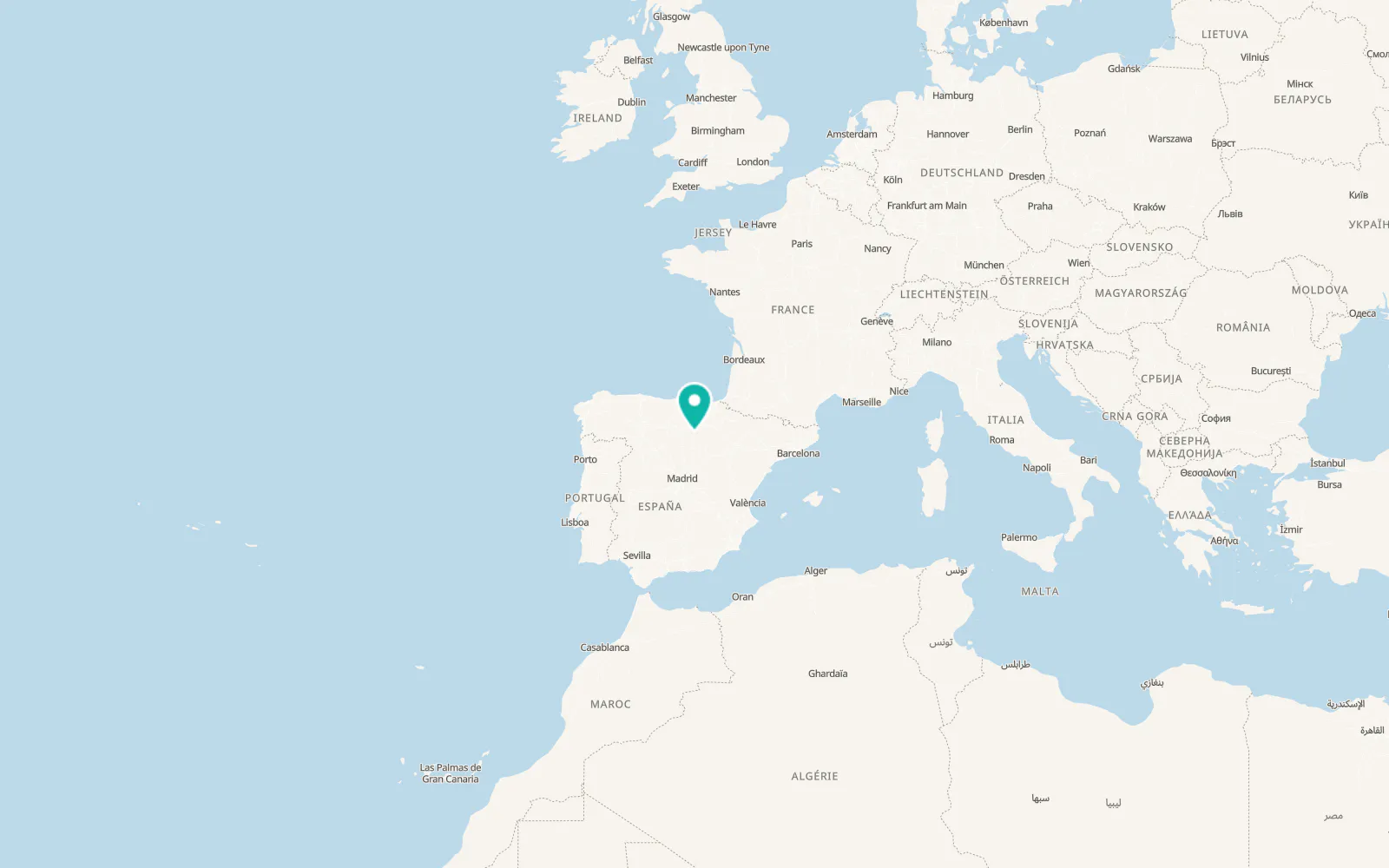 Map of Huerta de Arriba