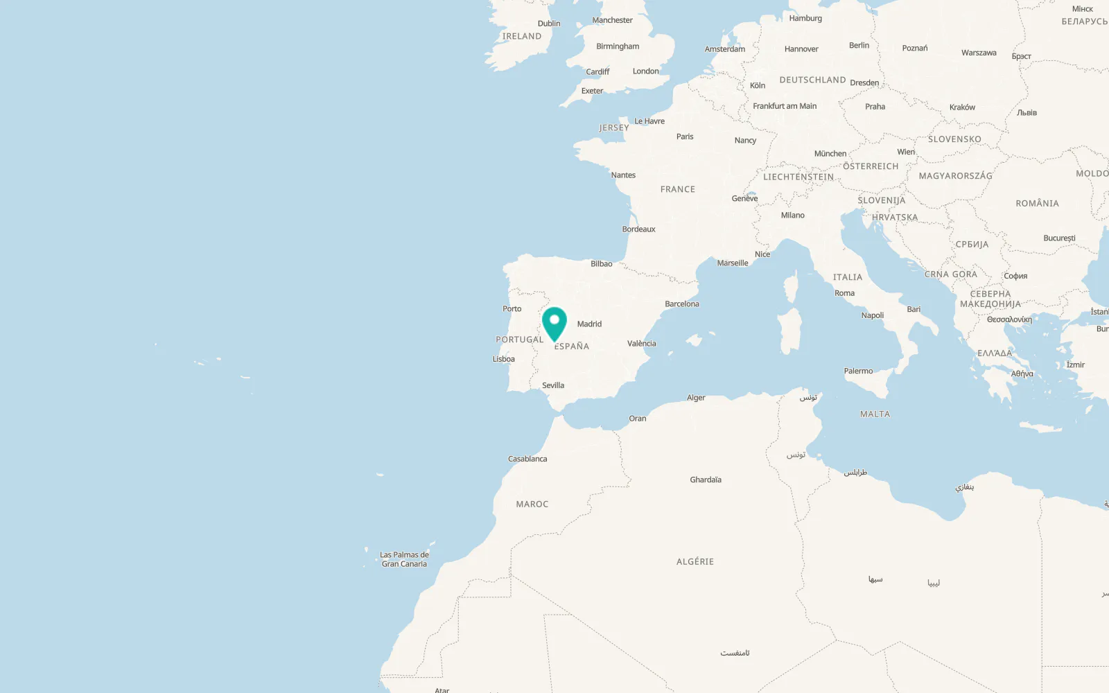 Map of Ibahernando