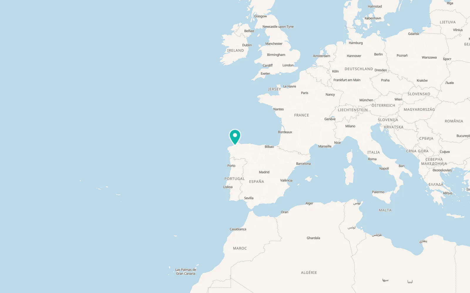 Map of Irixoa