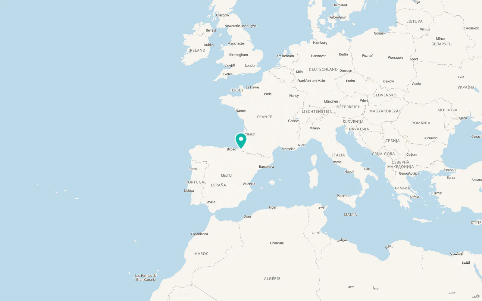 Map of Irurita