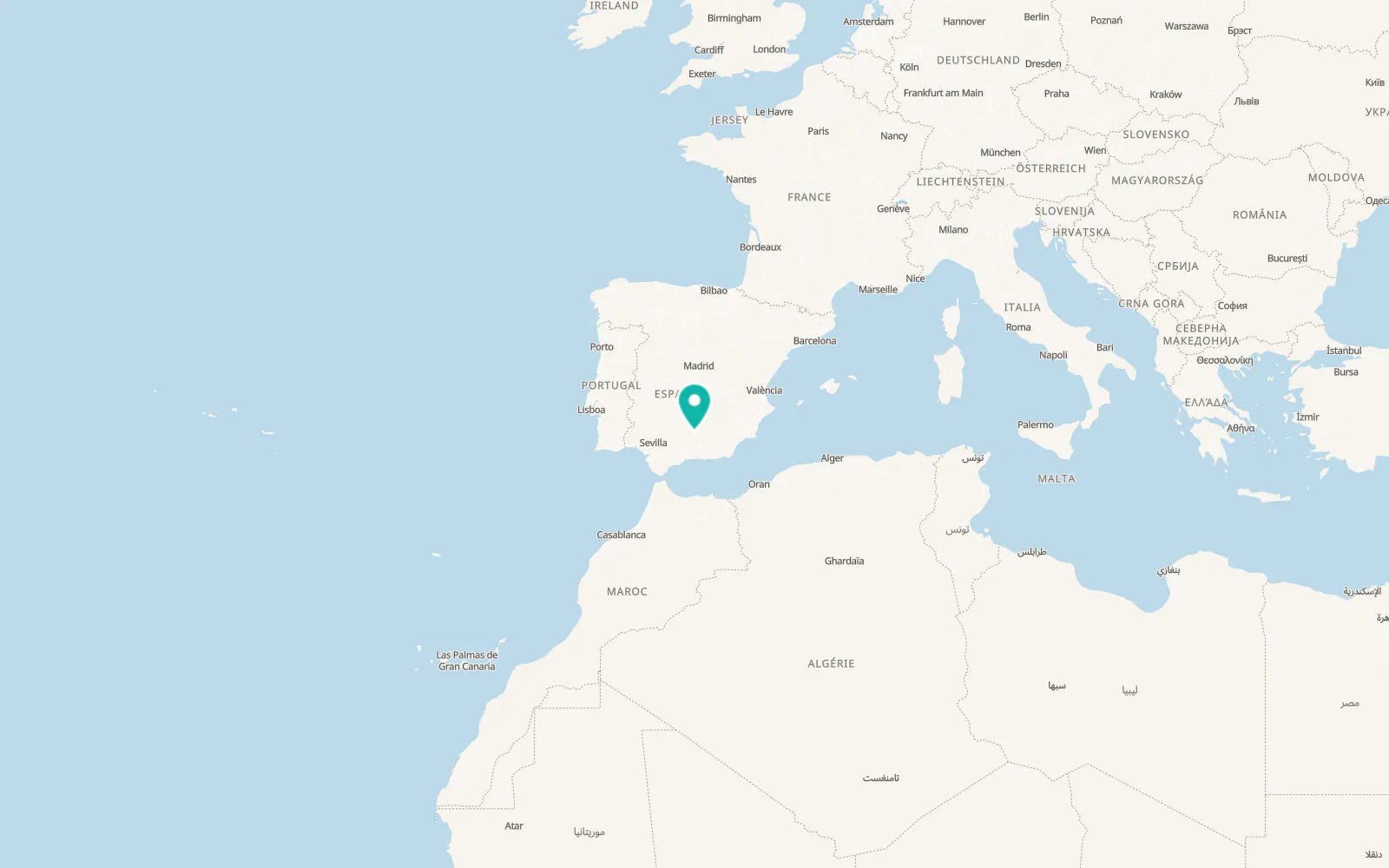 Map of Jamilena