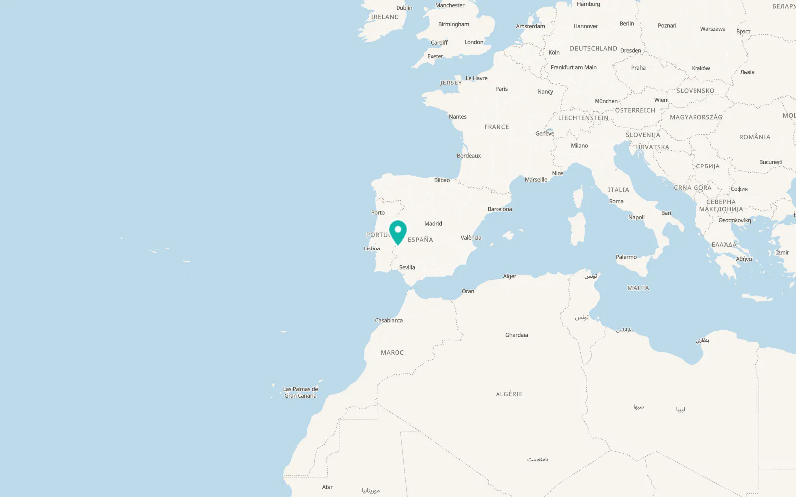 Map of La Albuera