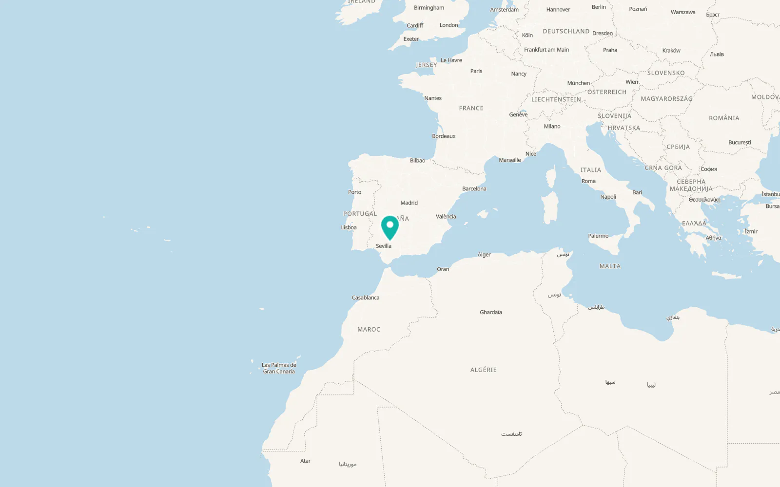 Map of La Campana