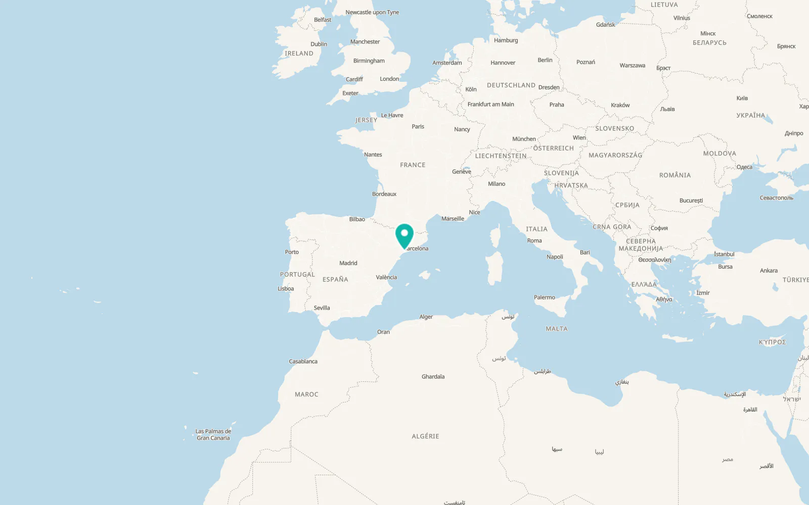 Map of La Canonja