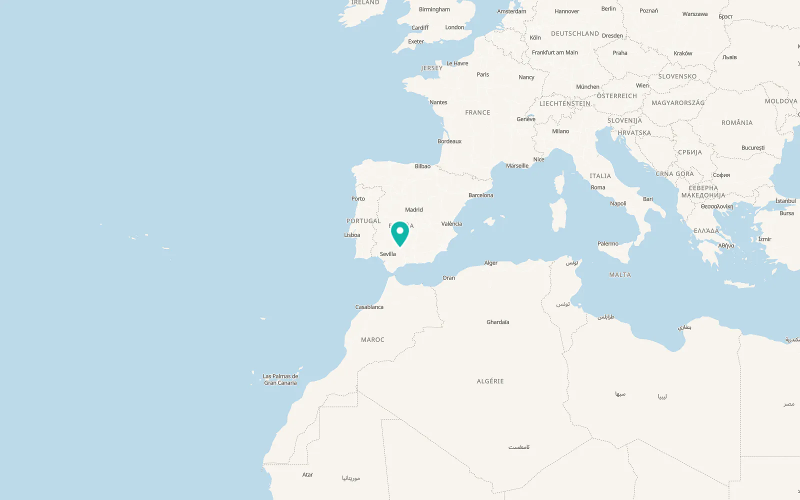Map of La Carlota
