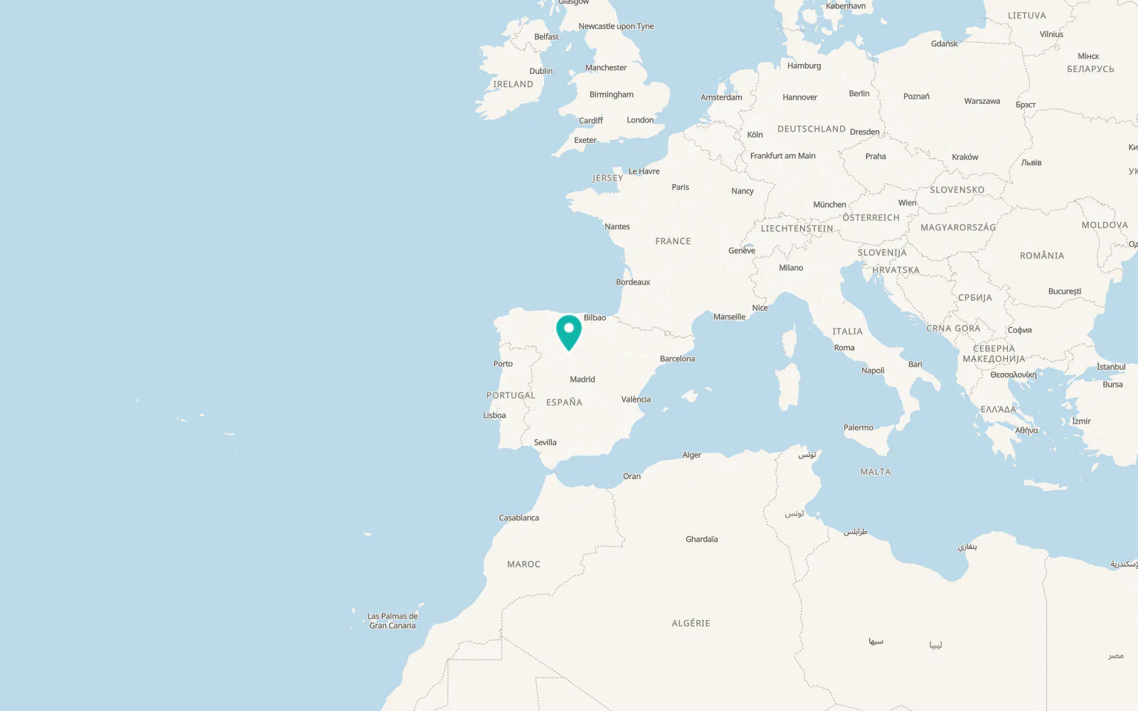 Map of La Parrilla