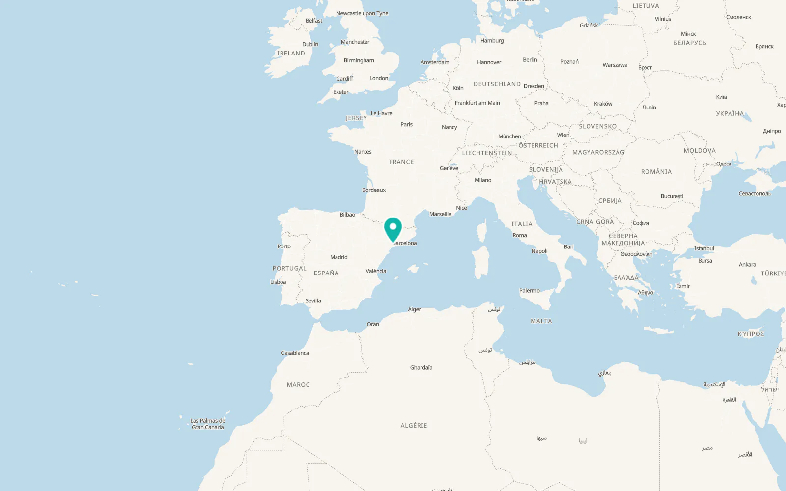 Map of La Selva del Camp
