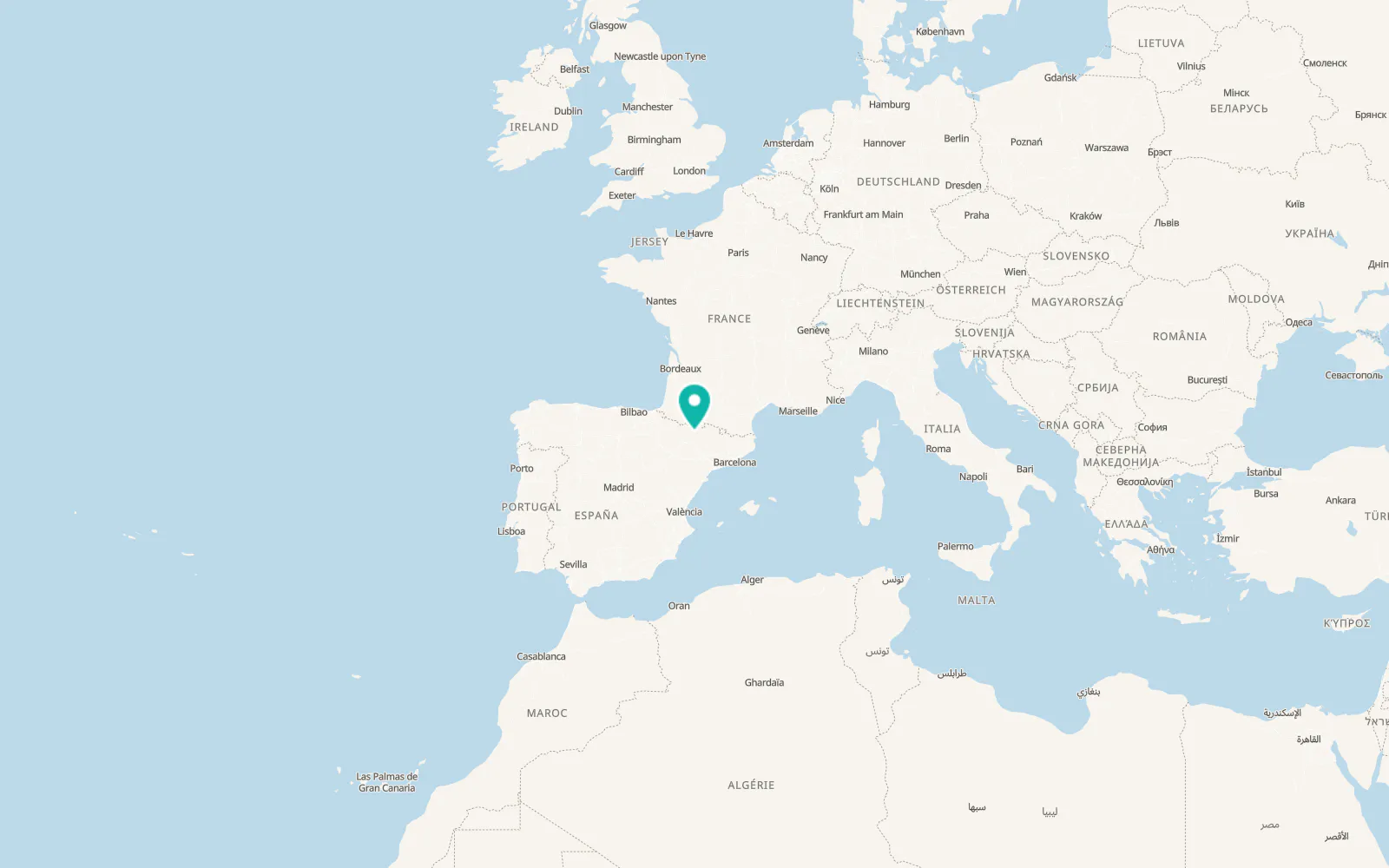 Map of Labuerda