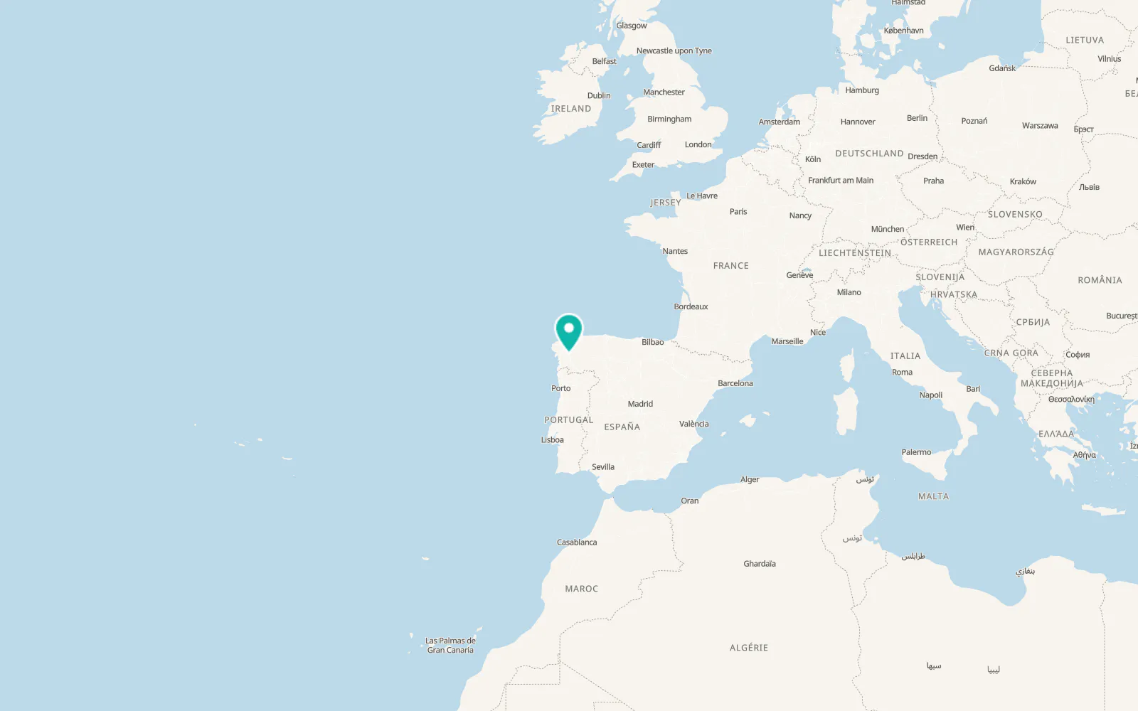Map of Lalín